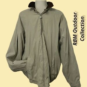 Rbm Outdoor Collection Winter Jacket Polyester/Nylon Shell & Leather Collar L